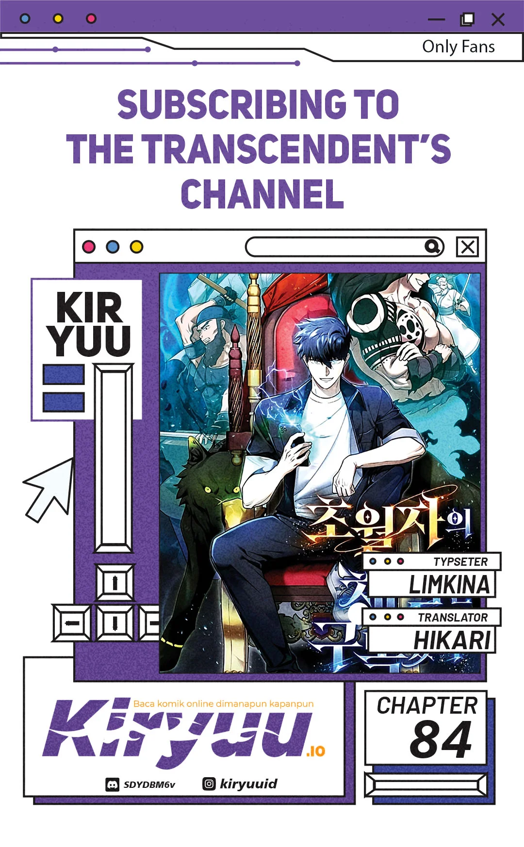 subscribing to the transcendents channel chapter 84 - Page 1